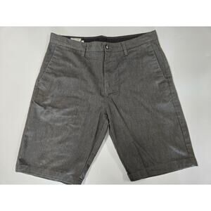 Volcom Frickin Chino Shorts Gray Charcoal Heather Mens 34
